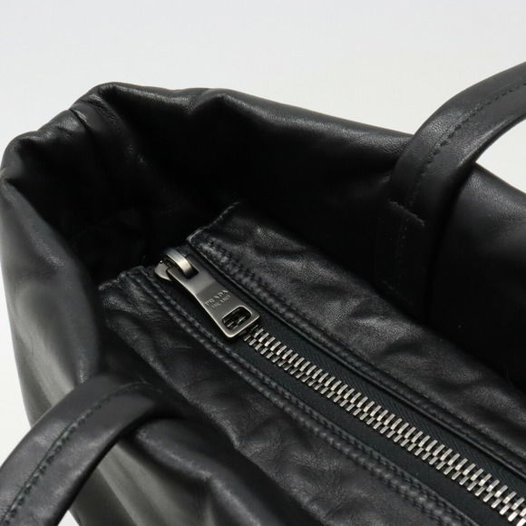 Prada Prada Nylon Nappa Leather 2way Tote Bag 1BG047 Leather Shoulder Bag 1BG047 - Picture 6 of 8